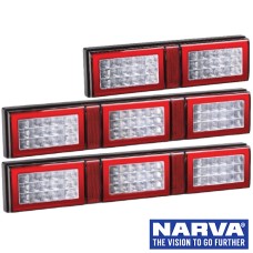 Narva Model 49 LED Rear Direction Lamps with In-built Retro Reflector - Clear Lens